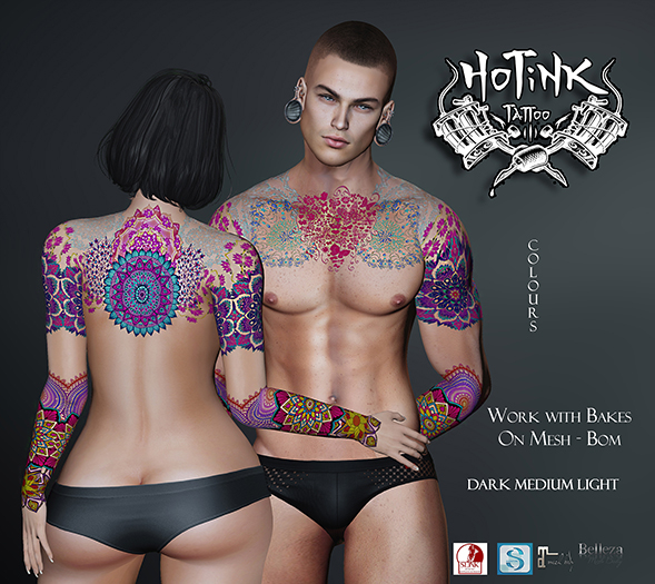 HoTiNK Tattoo Colours