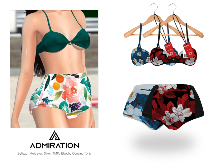 Admiration - Hw Floral Bikini Maitreya Slink Belleza TMP