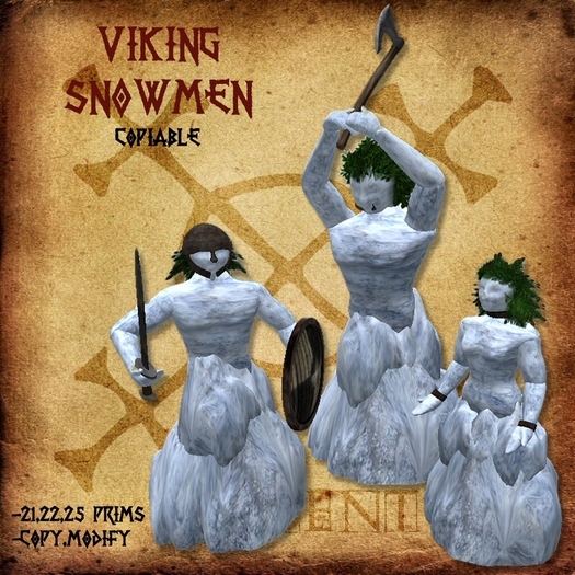 Viking Snowmen