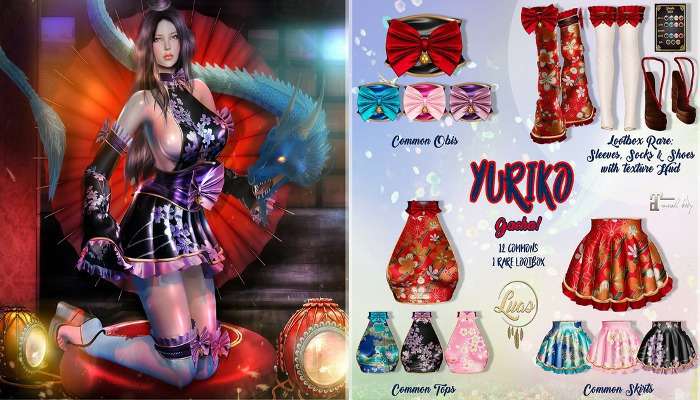Luas Yuriko Top Blue 1