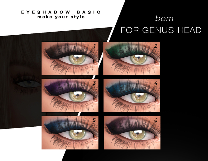 {Cleo.Designs} :: Eyeshadow Basic [BOM] / / GENUS ~ BENTO