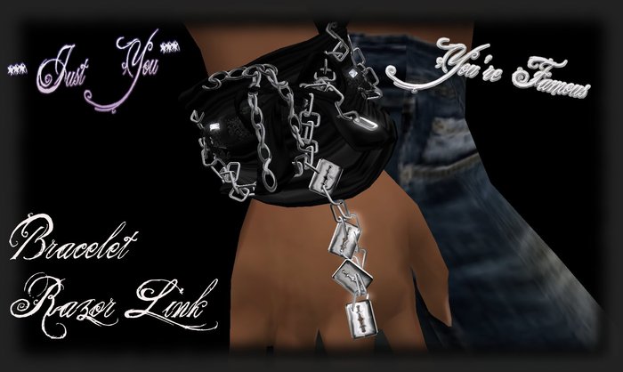 *** Just You *** Bracelet Razor Link 