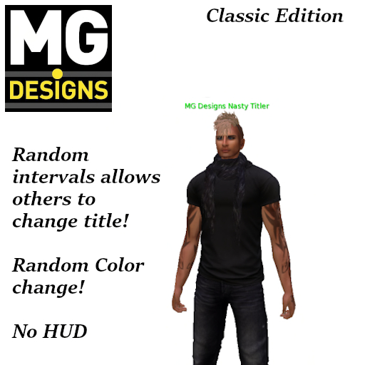 MG Designs Nasty Titler - THE ORIGINAL AND BEST NOW CHEAPER!