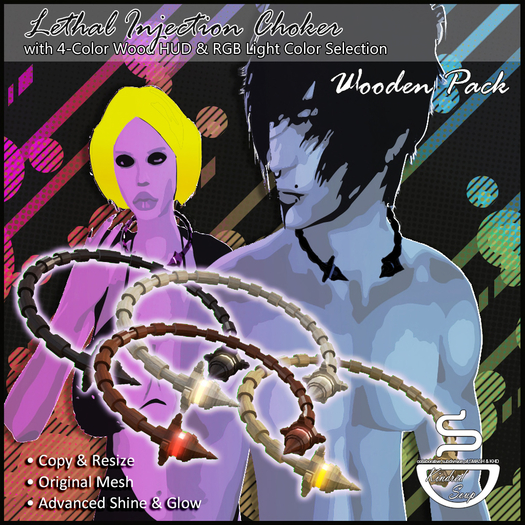 Kindred Soup - Lethal Injection Choker (Wooden)