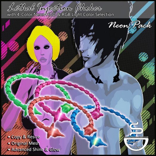 Kindred Soup - Lethal Injection Choker(Neon) [CAN]