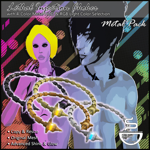 Kindred Soup - Lethal Injection Choker (Metal)