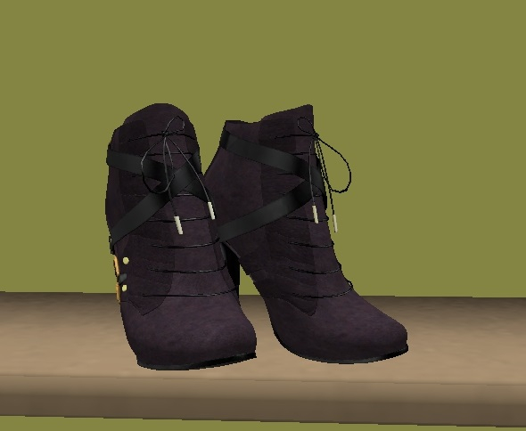 Maitreya/Slink Strappy Suede Ankle Boots Boxed
