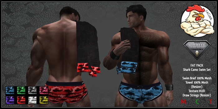 LeCock - AESTHETIC Shark Camo Set FAT PACK