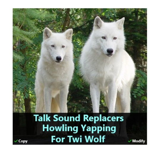 ::MDB::Talk Sound Replacers Howling - TWI WOLF