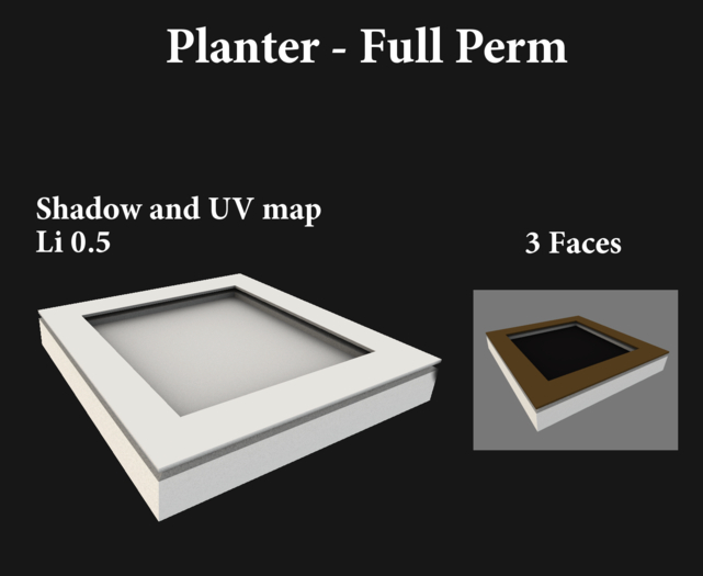 Planter- Full Perm (ADD/WEAR)