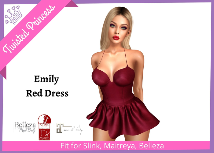 TP- Emily Red Dress -packer