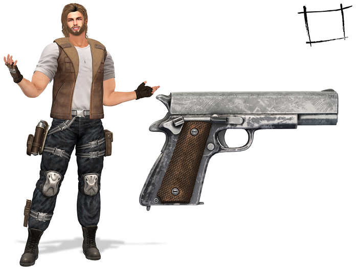 WC1628 Metal Handgun