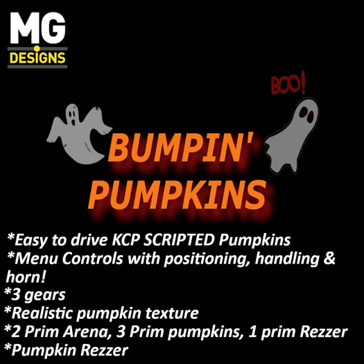 MG Designs Bumpin Pumpkin Set