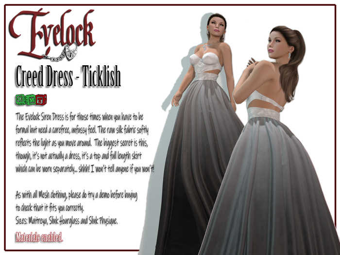 Evelock Creed Dress - Ticklish