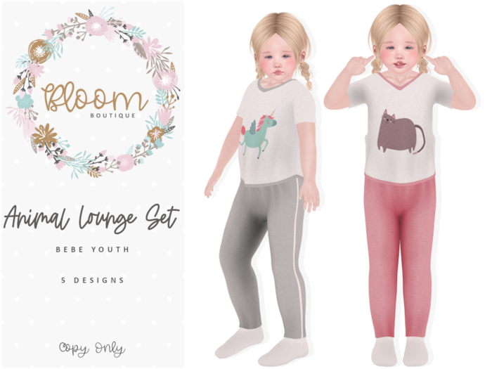 Bloom Animal Lounge Set Fatpack