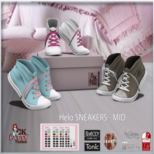 :: C.K Helo SNEAKERS_ MID Colors ::