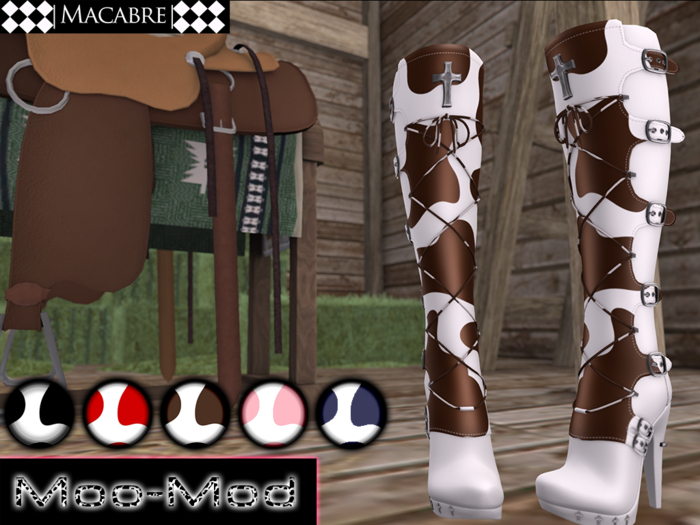 [Macabre] - Gothic Boots [Cow Mods]