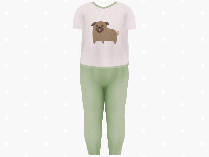 Bloom Animal Lounge Set (Pug)