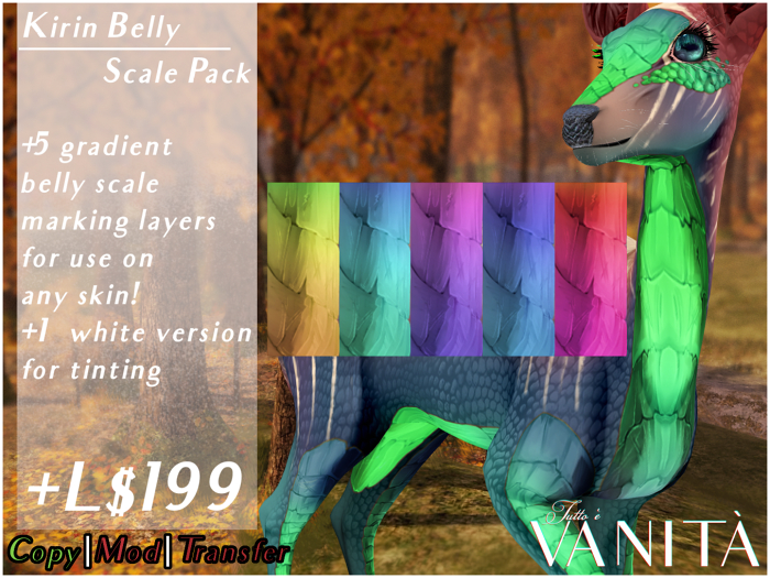 TWI Deer Kirin Belly Scale Markings