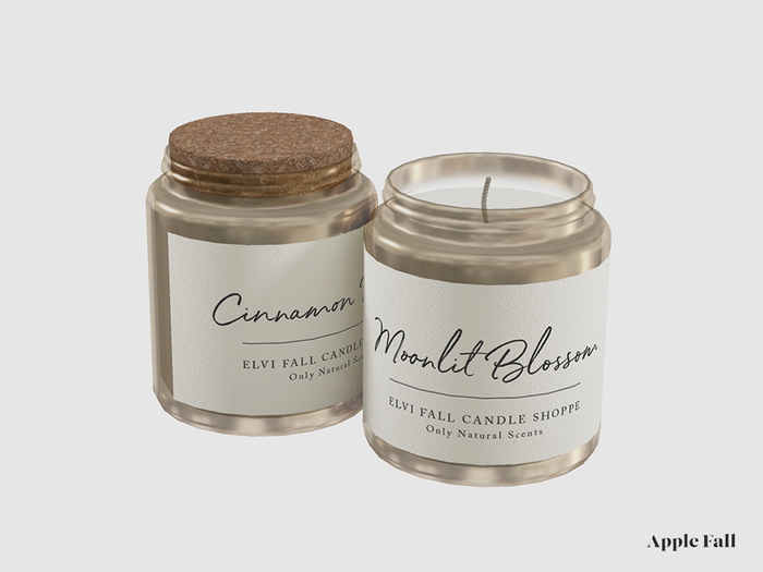 Second Life Marketplace West Village Glass Jar Candle Brown Glass