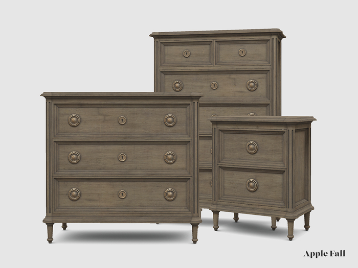 West Village Eleanora Bedroom Suite - Walnut (Box)