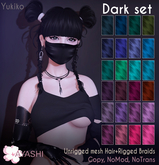 [^.^Ayashi^.^] Yukiko hair-Dark set