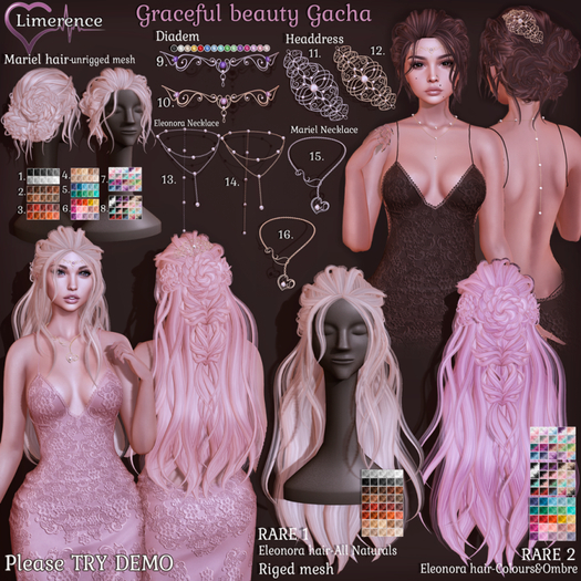 Gacha Extra - {Limerence} - #7 Mariel Hair Colour Ombre