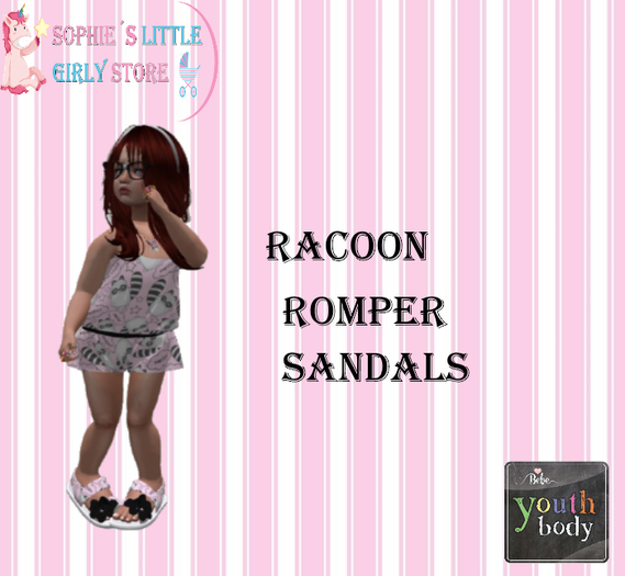 SLGS - Romper (Youth) Racoon