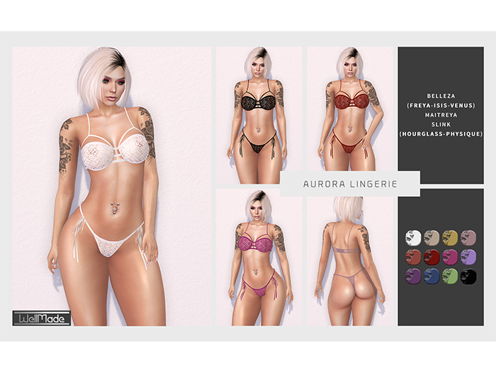 [WellMade] Aurora Lingerie 