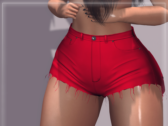 [M&S] Creative Studio Frappy Shorts Spandex Red