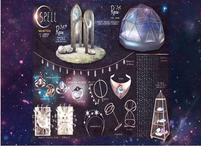 SPELL :  GALACTICA : Halley Earring Cuf