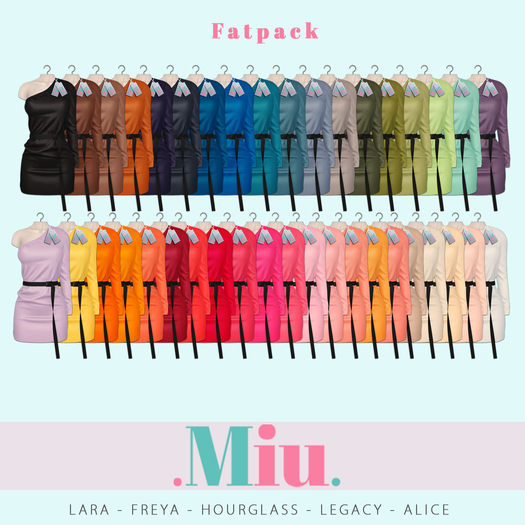 Miu - Nyla dresses FATPACK