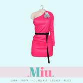 Miu - Nyla dress pink peacock