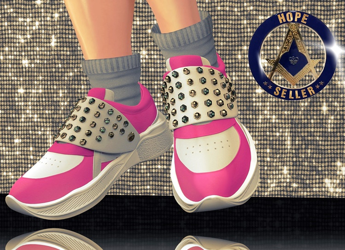 [HS] Star's Pin Sneakers [Pink Pack]