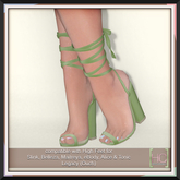 [HC] Dilly Green Heels for Slink, Belleza, Maitreya, eBody, Signature, Legacy & Tonic