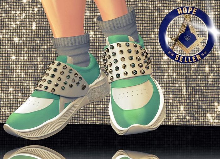 [HS] Star's Pin Sneakers [Green Pack]