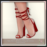 [HC] Dilly Red Heels for Slink, Belleza, Maitreya, eBody, Signature, Legacy & Tonic