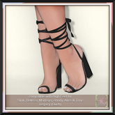 [HC] Dilly Black Heels for Slink, Belleza, Maitreya, eBody, Signature, Legacy & Tonic