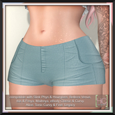 [HC] Dilly Eggshell Shorts for Slink, Belleza, Maitreya, eBody, Signature, Legacy & Tonic