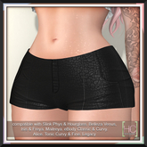 [HC] Dilly Black Shorts for Slink, Belleza, Maitreya, eBody, Signature, Legacy & Tonic