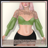 [HC] Dilly Green Top for Slink (inc. Petite), Belleza, Maitreya, eBody, Signature, Legacy & Tonic