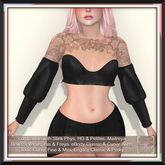 [HC] Dilly Black Top for Slink (inc. Petite), Belleza, Maitreya, eBody, Signature, Legacy & Tonic