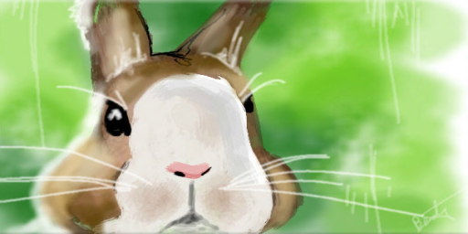 Watercolor bunny - Beauty/Cig