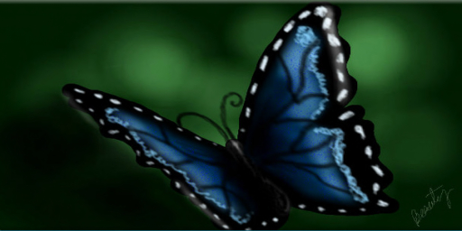 Light blue butterfly - Beauty/Cig