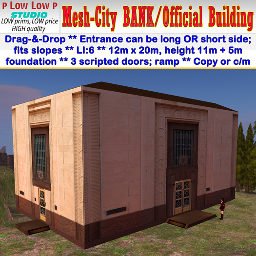 Mesh-City BANK / Official Building PACKAGE