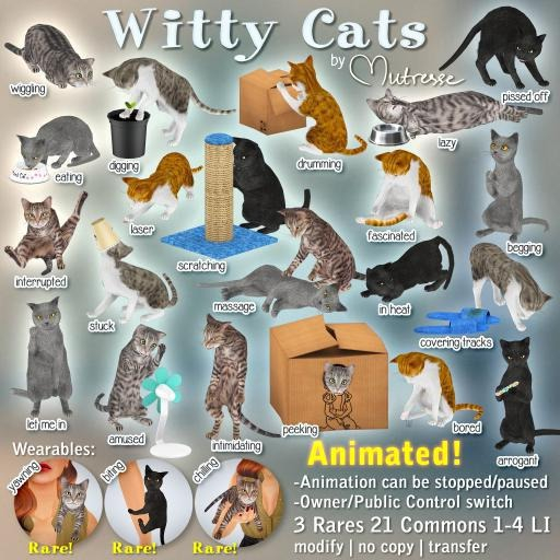 Mutresse-Biting (wear)-Witty Cats RARE