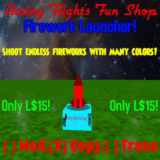 Acting Flight's Firework Launcher