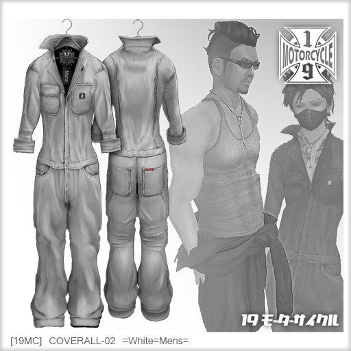 [19MC] COVERALL-02 =White=Mens=