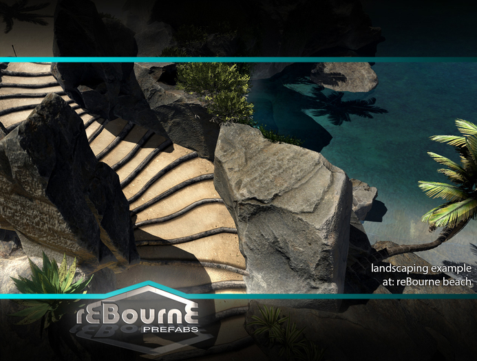 reBourne prefabs Beach steps boxed