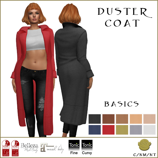 BM Duster Coat Basics DEMO